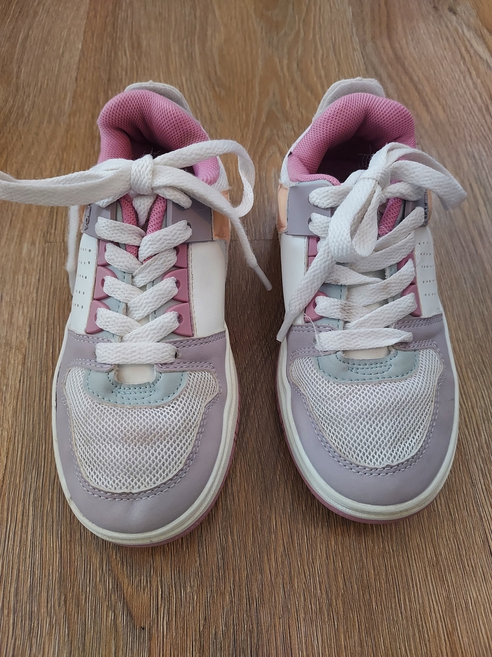 Nautica Kids White Pink Light Purple Sneakers